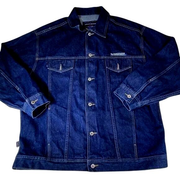 VINTAGE Phat Farm Denim Jacket 2XL - Picture 1 of 4